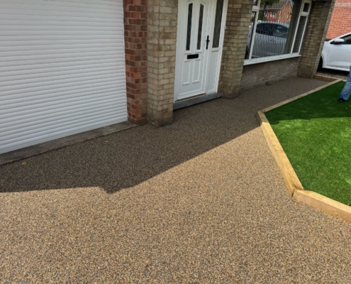 resin driveway completed in Scunthorpe